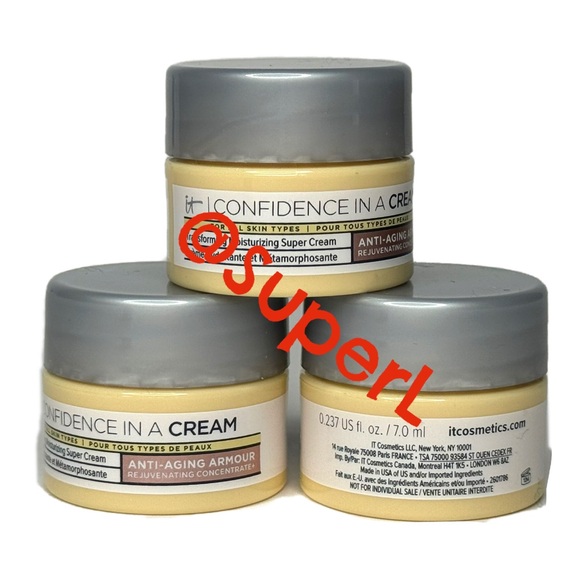 2/$15 NEW IT Cosmetics Confidence in a Cream Anti-Aging Hydrating Moisturizer - Picture 1 of 5